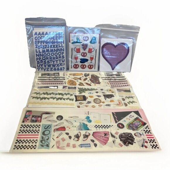 6 Creative Memories Packages 50's Heirloom 40's Letters German and Journaling Bo - Picture 1 of 8